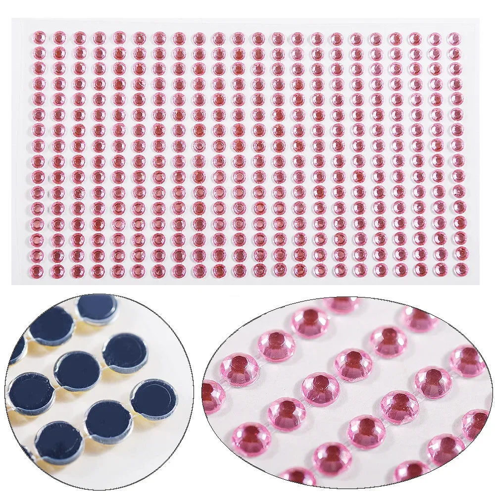 Rhinestone Face Jewels DIY Crystal Stickers – Festival & Party