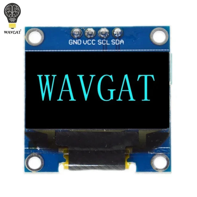 0.96 inch OLED IIC Serial White Display Module 128X64 I2C SSD1306 12864 LCD Screen Board GND VCC SCL SDA 0.96" for Arduino Black Quake 4Pin Blue
