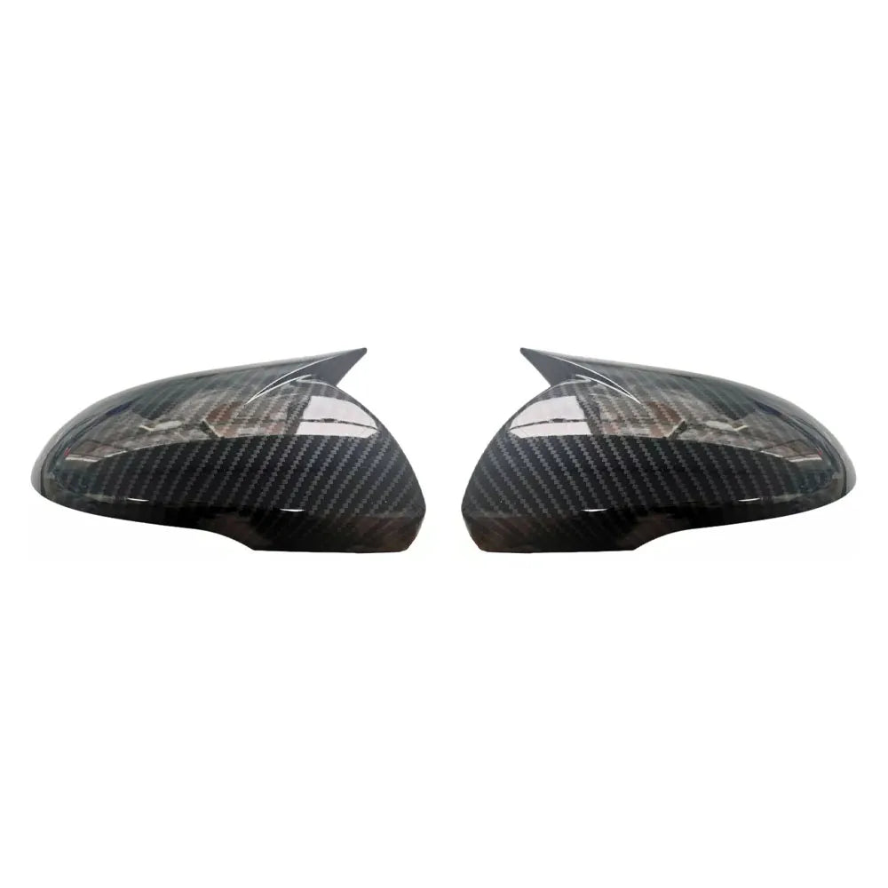 For Kia Optima K5 2016-2020 Car Sticker Rearview Side Mirror Cover Wing Cap Exterior Door Rear View Case Trim Carbon Fiber Look Quake Carbon