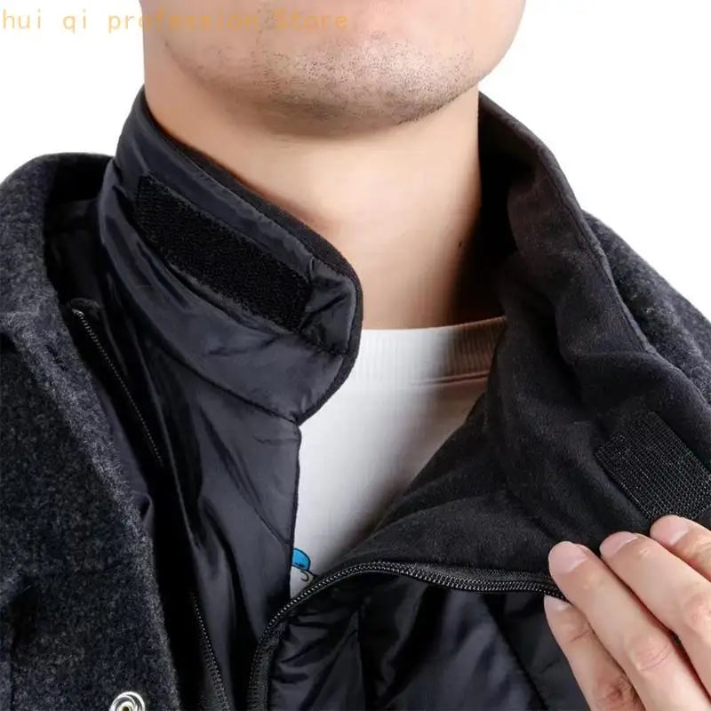Motorcycle Riders Thermal Vest Soft Fleece Lining Windproof Neck Cover Cold Weather Cycling Snow Sports Accessory H8WE Quake