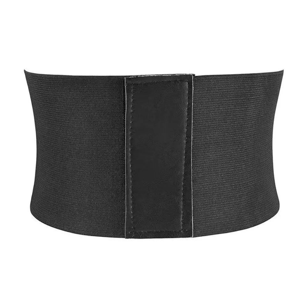 Wide Corset Waist Belt Elastic Design Slimming Waistband Strap External Wear Decorative Waist Strap For Skirts Dress Top Clothes Quake