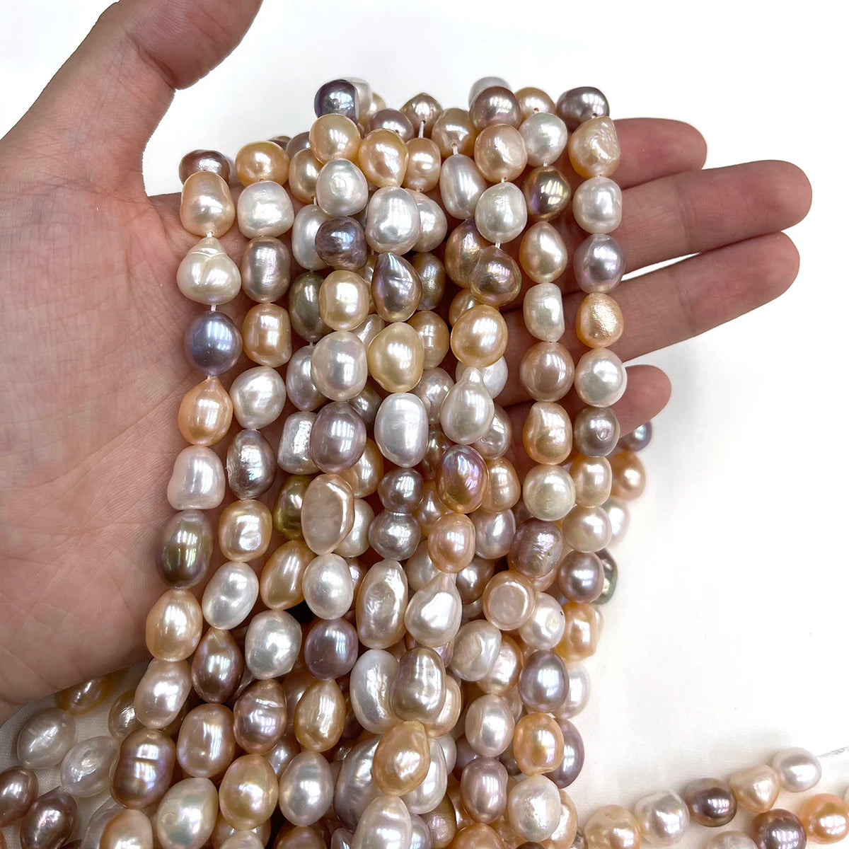 Rainbow Isolation Pearl Natural Freshwater Irregular Pearl For Jewelry Making DIY Necklace Bracelet Chains Accessory Quake