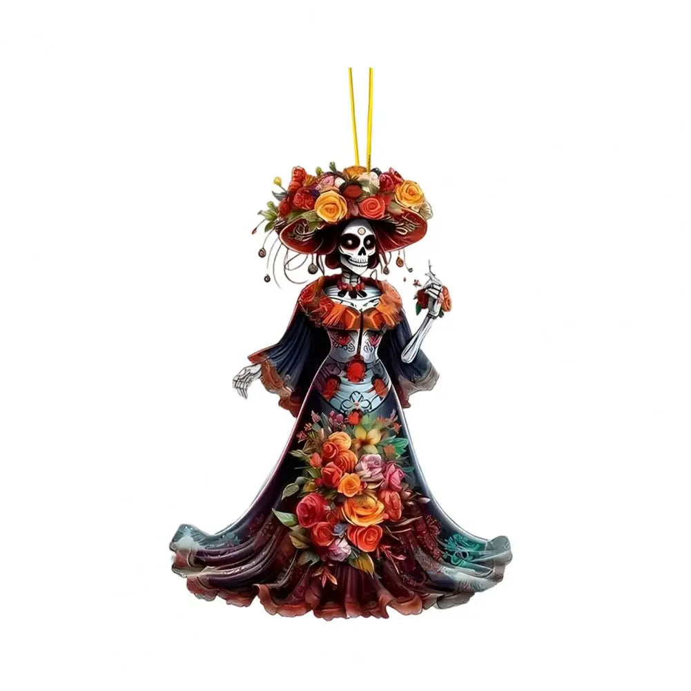 Car Pendant Style Skeleton Bride Car Pendant for Halloween Decor Hanging Accessories for Auto Tabletop Spooky Indoor Outdoor Quake A China