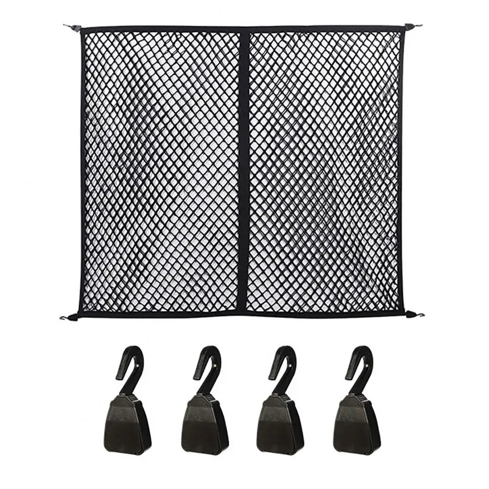 Pickup Truck Bed Organizer Truck Cargo Net with 4 Hooks Elastic Truck Bed Organizer Stretchable Net Car Floor Boot Trunk Storage Quake China L B