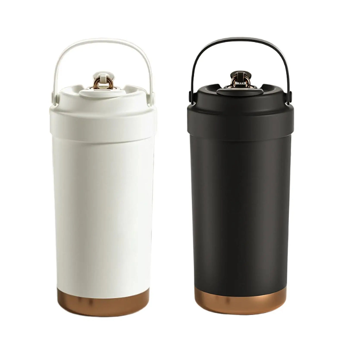 Stainless Steel Tumbler Double Wall Insulated Water Bottle for Hot/Ice Coffee, Tea and Beer Reusable with Straw for Picnic Quake