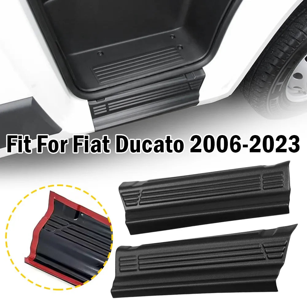 For Peugeot Boxer Fiat Ducato Citroen Relay 2007-2023 Car Cab Entry Sill Protector Camper Van Threshold Step Cover Guard Trim Quake Default Title