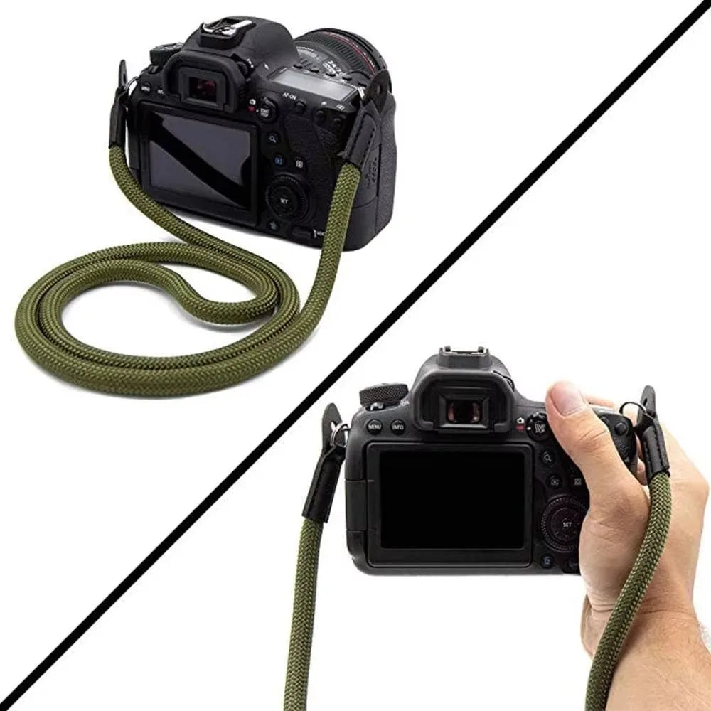 Adjustable Camera Shoulder Strap Durable Nylon Lanyard Security DSLR Camera Strap for Nikon Panasonic Leica Fujifilm Quake
