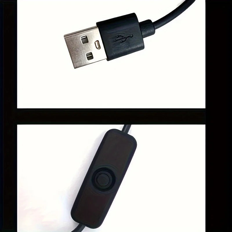 Aquarium Light With Adapter LED Clip On Fish Tank Light, Small Full Spectrum USB Light 360° Rotation Lighting Quake