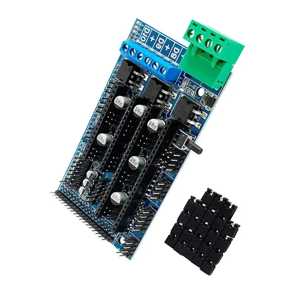RAMPS 1.4 -1.5 -1.6 Panel Part Motherboard 3D Printers Parts Shield Red Black Controls Quake
