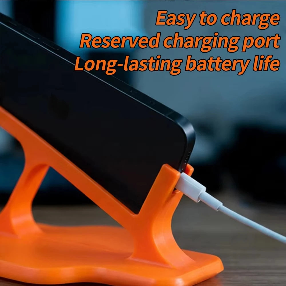 Bed Lazy Phone Stand, Hand-free Phone Bracket, Ergonomic Design, Portable Phone Support for Lying Down & Home Entertainment Quake
