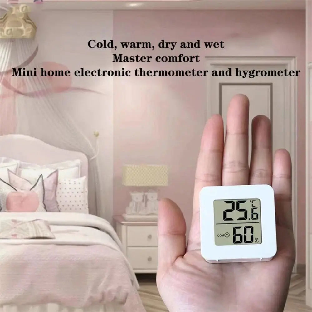 Digital Thermometer Hygrometer LCD High Accuracy Mini Household Quake