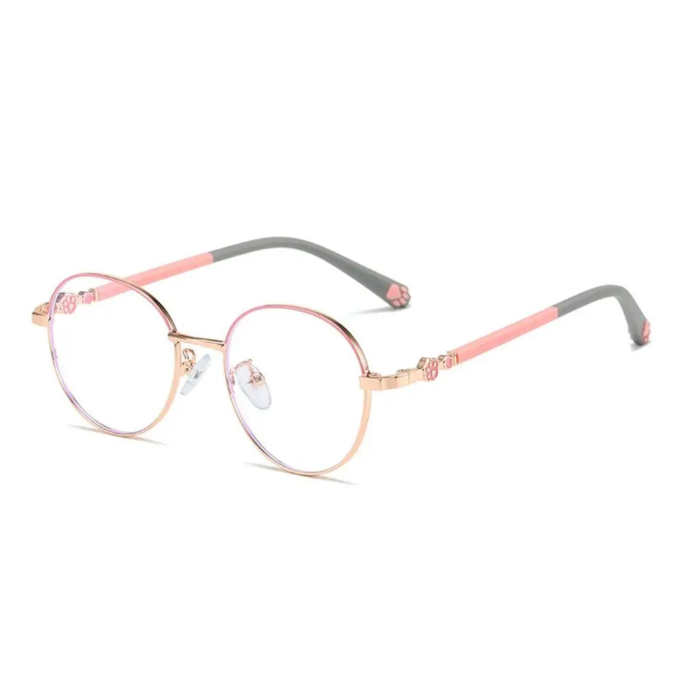 Blue Light Blocking Glasses for Kids Cute Cat Paw Pattern Optical Eyewear Children Boys Girls Anti Blue Rays Computer Goggles Quake 1