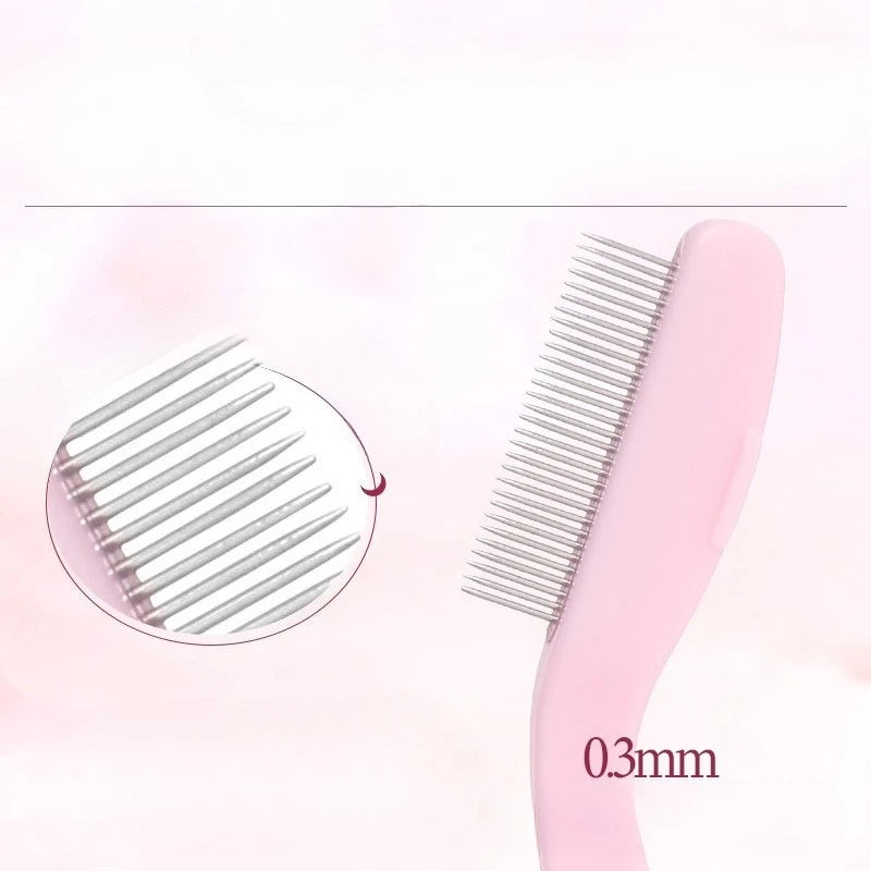 Small Foldable Eyelash Comb Eyelash Curler Lash Separator Cosmetics Lashes Accessories Makeup Tools Eyebrow Comb Eyelash Curler Quake