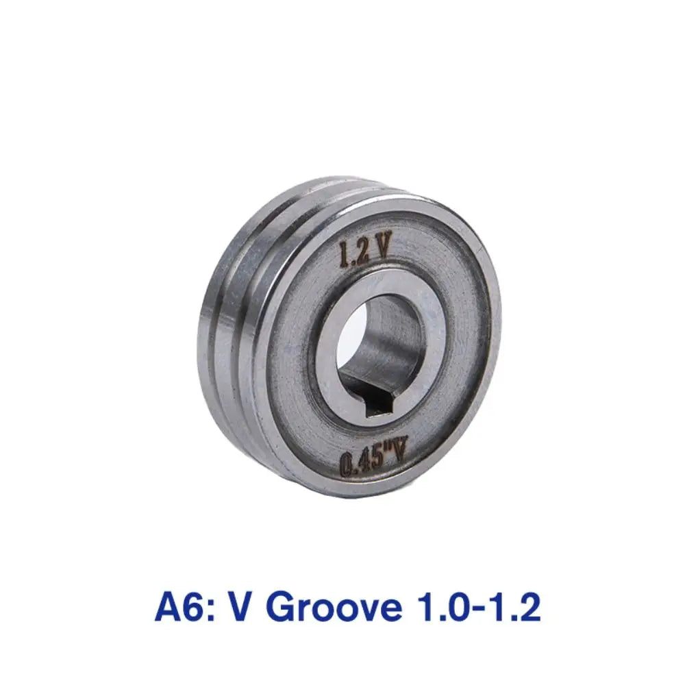 for Steel Aluminum Flux Cord Wire Welding Accessory Drive Wheel Knurl K V U Groove Welding Wire Feeding Roller MIG Wire Guide Quake 1.0-1.2mm-V Groove