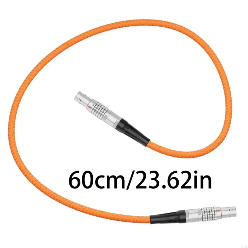 Camera and Video Production Power Cable, Cable Body with Aluminum Locking Ends and Bidirectional 2Pin Layout for K1KF Quake