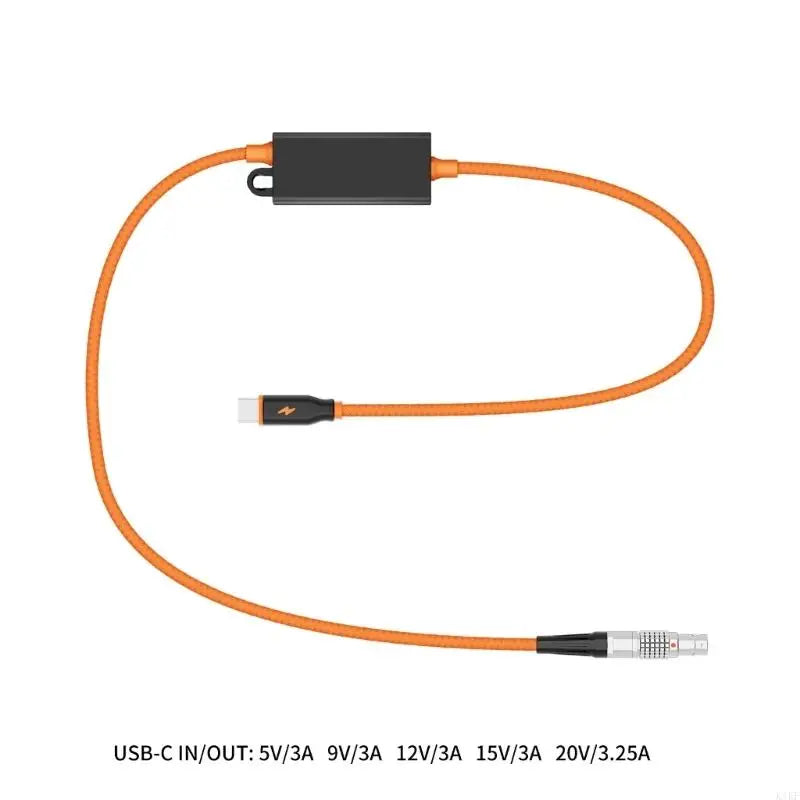 Bidirectional Type-C Power Cable for 2Pin Equipment with Data Transfer, Aluminum Metal Housing, and Integrated Retention K1KF Quake