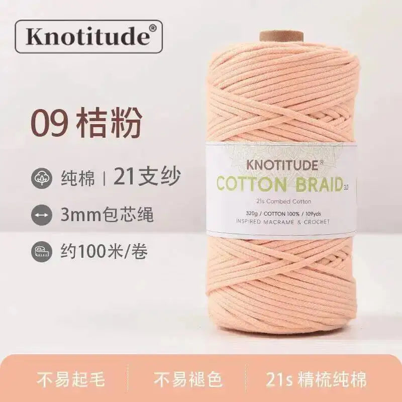 3mm Macrame Cord 100m – Waxed Polyester Rope for DIY Crafts