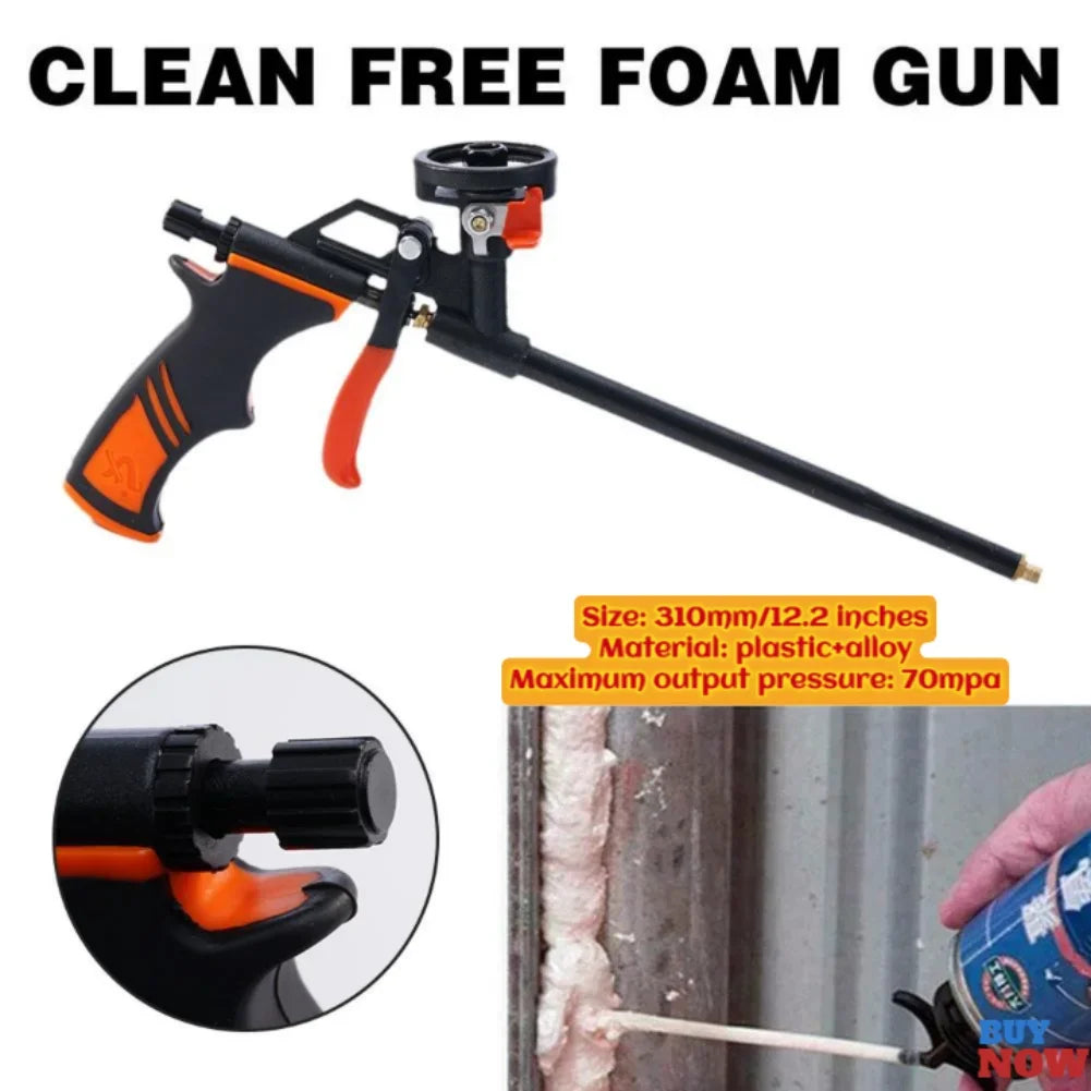 1PC Polyurethane Foam Agent Perfluorocarbon Foam Gun Manual Tool For House Renovat Expansion Foam Spray Gun Free Cleaning Quake