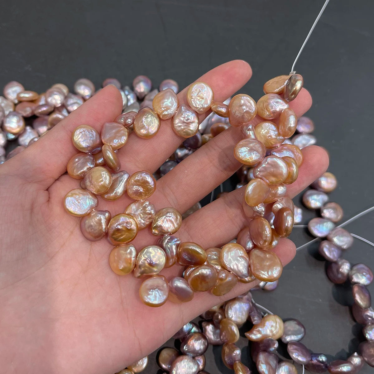 Natural Freshwater Pearl Baroque Pearl 11-12mm For Jewelry Making DIY Necklace Bracelet Chains Earrings Accessory Quake