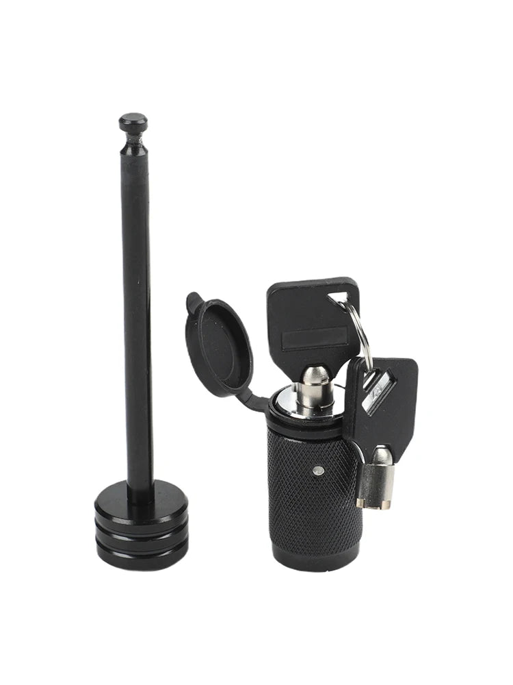 Secure Trailer Locking Mechanism Trailer Latch Lock Black Trailer Lock Pin Secure Locking Mechanism Compact Design Quake