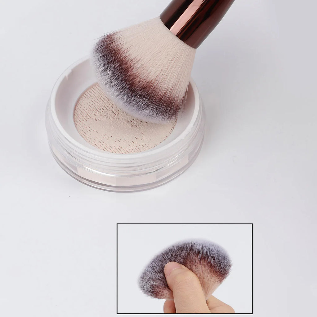 3 styles Double-headed Makeup Brush With Soft Bristles Foundation Brush Blush Brush BB Cream Makeup Brush Portable Makeup Tool Quake