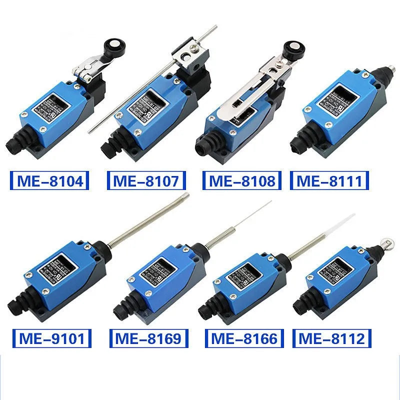 Limit Switch ME 8108 ME-8108 Rotary Adjustable Roller Lever Arm Mini Limit Switches TZ AC 250V 5A NO NC 8107 8104 8111 8112 9101 Quake ME8166