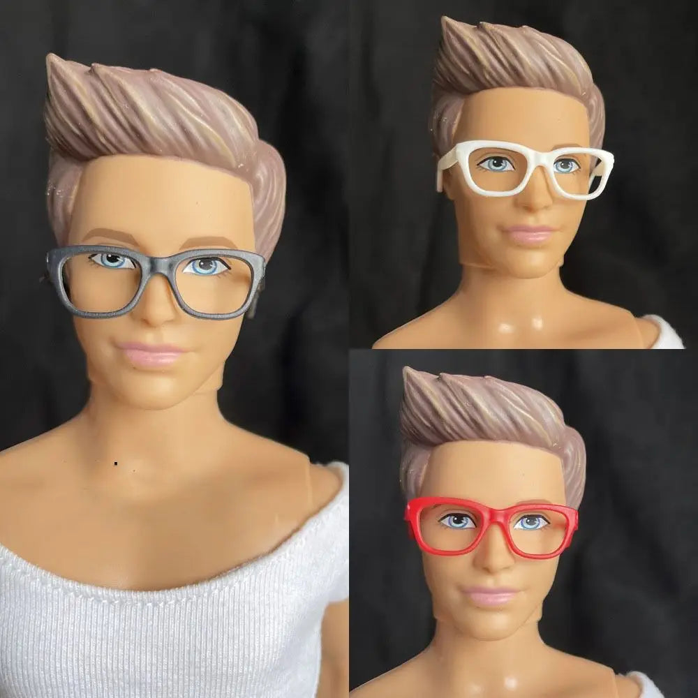Handmade 1/6 Doll Plastic Glasses Fashion Multicolors High Stretch Jumpsuit Mini DIY Accessories for 1/3 BJD 30/60cm Dolls Quake