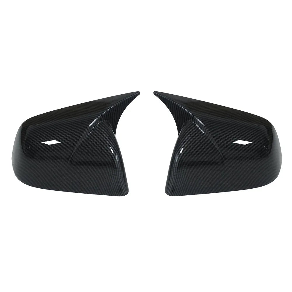 For Tesla Model Y Juniper 2025 Car Sticker Rearview Side Mirror Cover Wing Cap Exterior Case Trim Accessories Vehicle Decoration Quake Carbon
