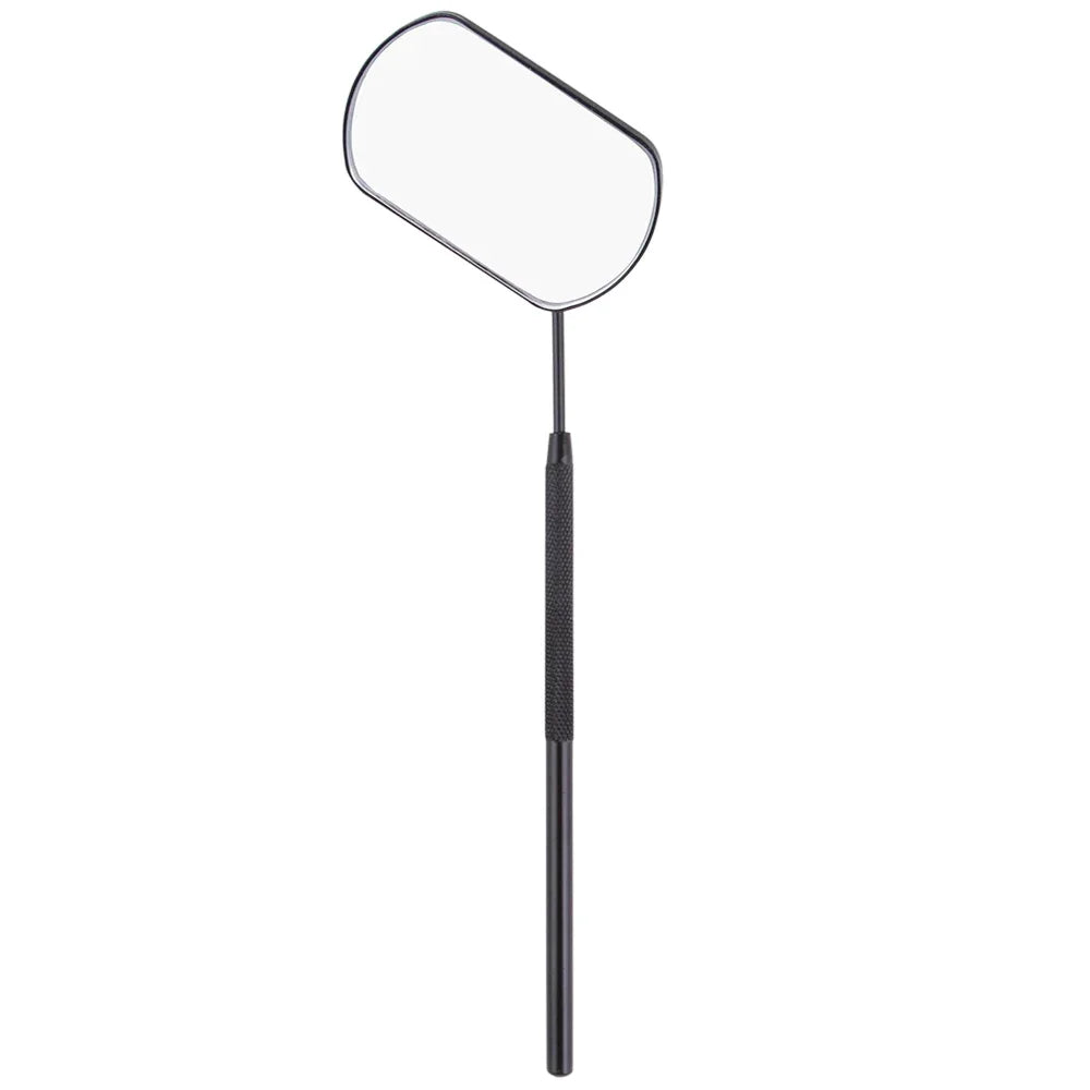 vvocci Extension Supplies Checking False Eyelash Mirror Large Stainless Steel Magnifying Makeup Mirror Dental Mouth Mirror Lash Quake M11 Black