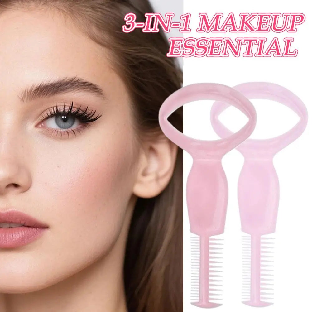 Plastic Portable Mascara Shield Applicator Eyelash Guide Aids Lashes Comb Eyelashes Grooming Brush Women Girls Eyes Makeup Tool Quake