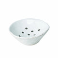 Elegant Ceramic Flower Vase with Perforated Insert for Low Profile Bouquets Living Room Table Decor Quake Bowl