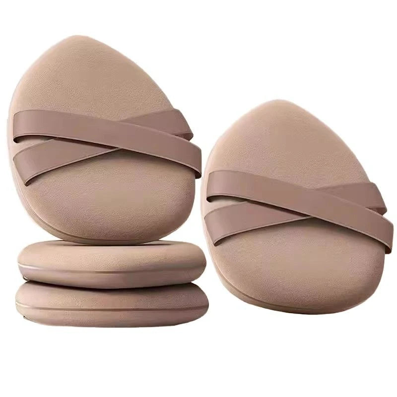 2pcs Air Cushion Puff Foundation Special Super Soft Wet Dual-purpose Setting Sponge Double-sided Available Quake
