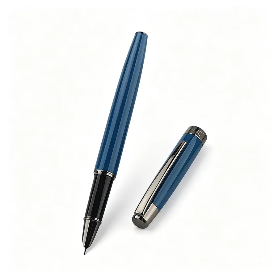 Picasso Luxury Metal Gold Engraved Pattern Business Signature Ink Pen Office Writing Gift Fountain Pens Multiple Colors Quake 0.38MM