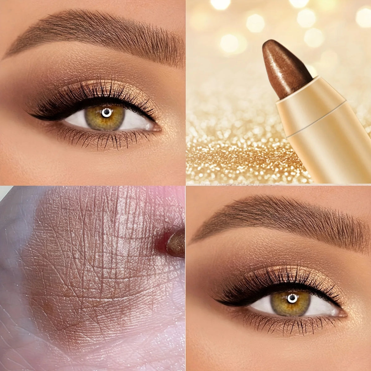 Waterproof Eyeshadow Stick - Matte To Shimmer Long-Lasting Wear, High Pigmentation, Versatile Colors Quake 04