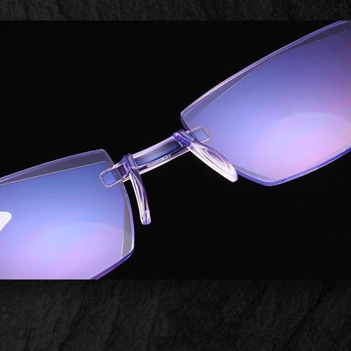 Clarity Blue Glasses Clear Anti-Glare Eyewear Clarity Blue Glasses Auto Focus for Daily Use Computer Work Reading Books Night Quake