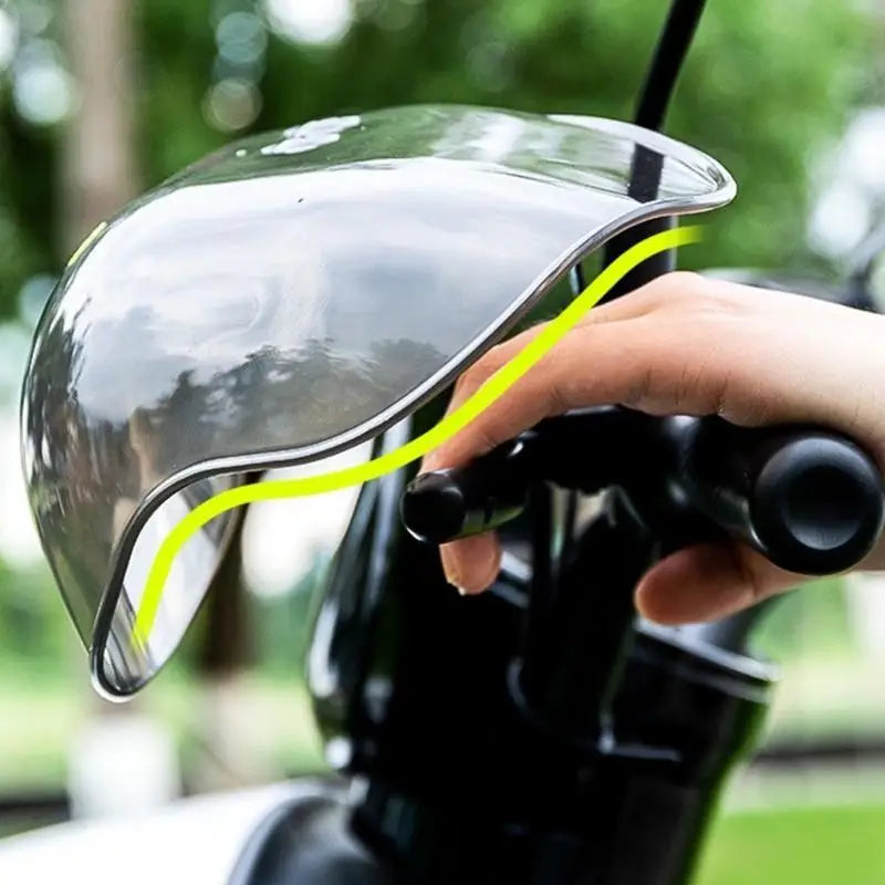 H8WE PVC Electric Scooter Handlebar Protectors Handlebar Guards Comprehensive Weather Resistance Guards set for Motorcylce Quake