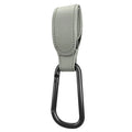 1/2pcs PU Leather Baby Bag Stroller Hook Pram Cart Organizer 360 Degree Rotatable Hook High-quality Crochet Stroller Accessories Quake A104 gray 1pcs