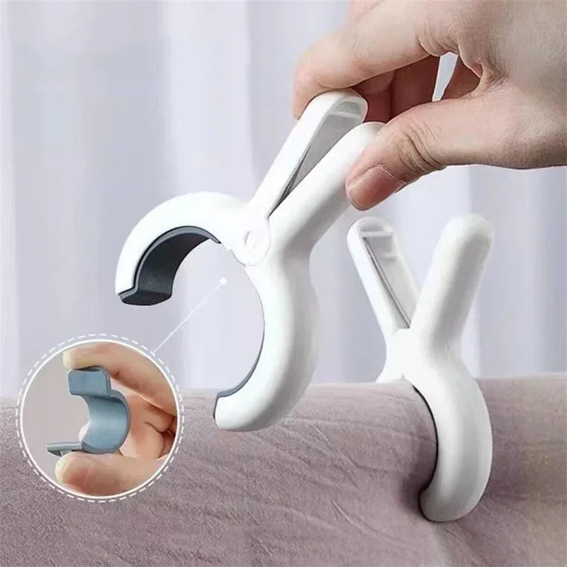 1/2/4Pcs Clothes Pegs Dry Quilt Single Clothespins Household Cotton Quilt Hanger Large Windproof Clip Clothes Quilt Organizer Quake