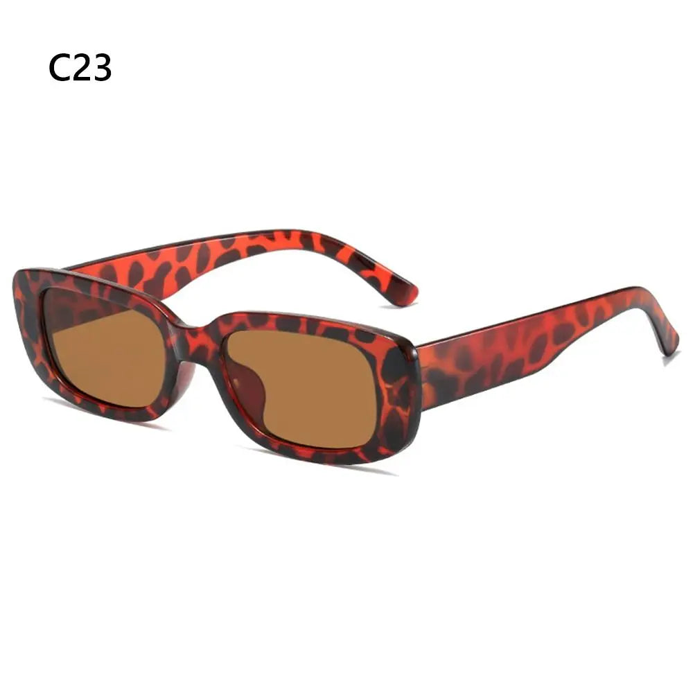 Y2K Rectangle Sunglasses UV400 Candy Colors – Women & Men