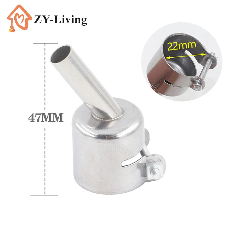 850 3/4/5/6/7/8/10/12MM Hot Air Nozzle 45 Degree Curved Angle Welding Nozzle For 850 Series Hot Air Rework Station Accessories Quake