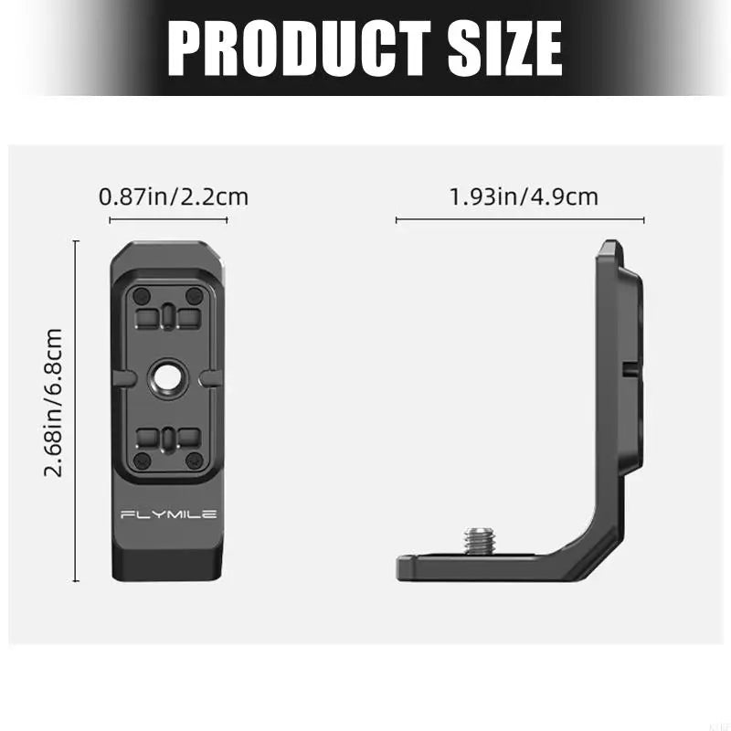 Camera Frame Holder with Quick Release Plate for X6, Portrait Landscape Support and Threaded Base for Steady Daily K1KF Quake