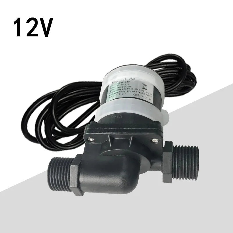 JT-750D DC 12V Water Pump Brushless Motor Pump 1/2'' 5/8'' Thread Max 7M 900L/H Ultra-quiet Car Washing Gardon Using Pump Quake