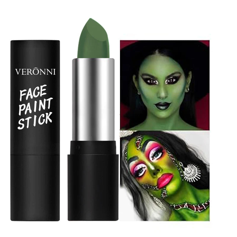6 Colors Face Body Paint Stick Cream Eyeblack Tube Black Body Painting Blendable Sticks For Halloween Cosplay Joker Paint Makeup Quake 05