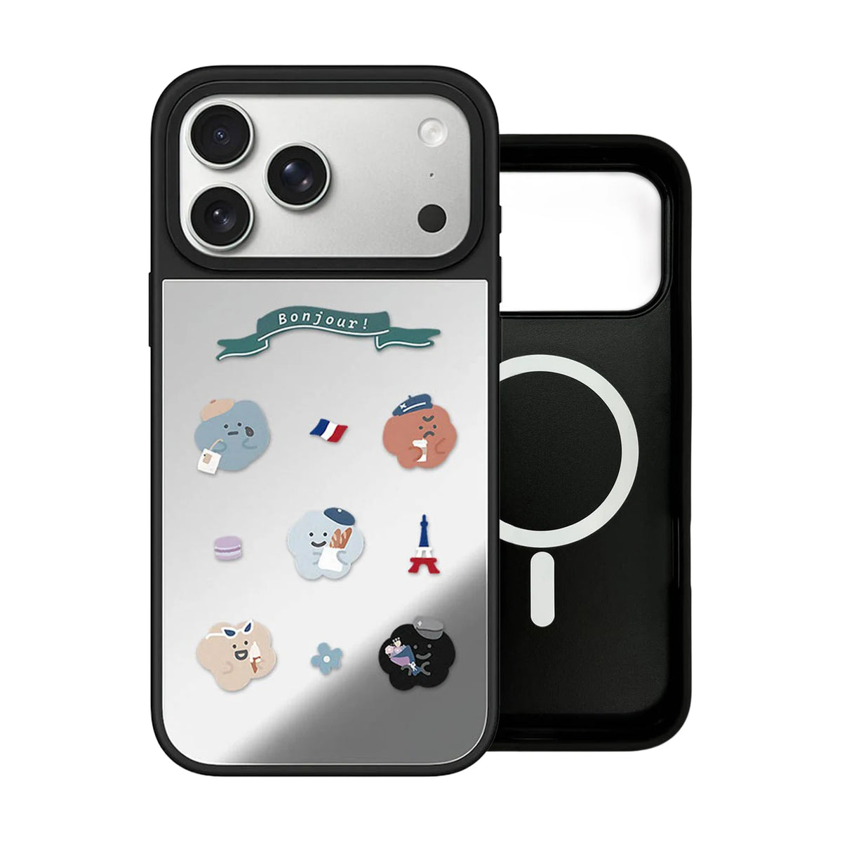 6082520 Mirror Surface Magnetic Phone Case Cover for IPhone 12 13 14 15 16 17 18 Pro Max Case Quake mirror (MagSafe) iPhone 15 Pro Max