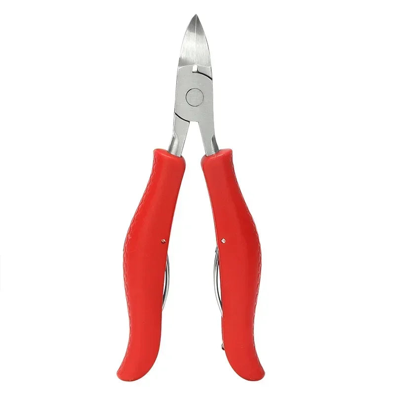 Foot Care Tool Nail Clippers Ingrown Toenail Podiatry Correction Nippers Cuticle Cutters Cut Paronychia Pedicure Manicure Hand Quake Red