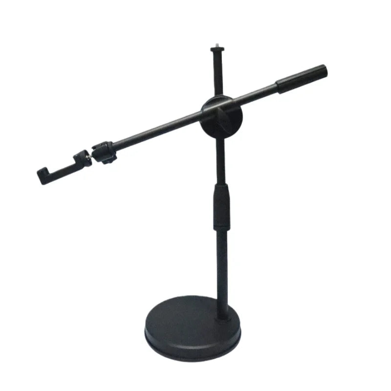Overhead Tripod Table Tabletop Shooting Stand Tripods with Mobile Phone Holder Boom Arm for Smartphones Photography,Vlogging Quake black