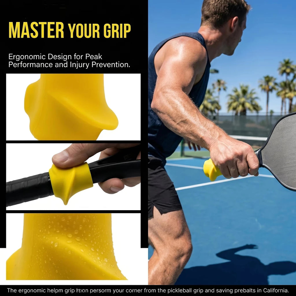 Silicone Tennis Pickleball Racket Corrector Shock Absorbing Trainer Easy Installation Posture Beginner Sports Skill Improvement Quake