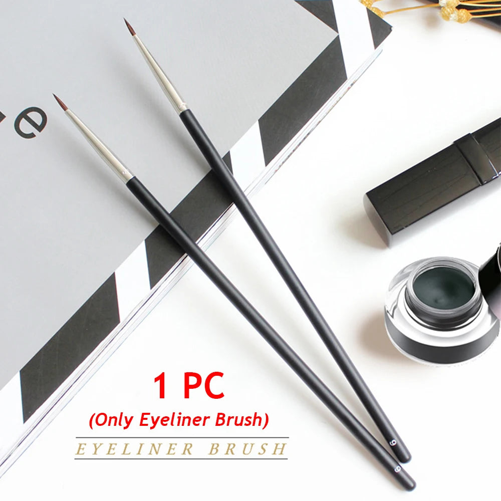 Beauty Makeup Brushes Fine Eyebrow Cream Brush Eyeliner Pen Black Eyeliner Brush Mink Hair Quake