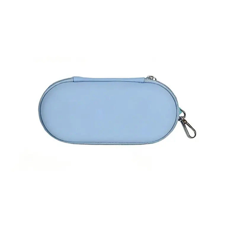 Portable Simple Hard Shell Double Glasses Case Dual Sunglasses Cases Double Eyeglass Storage Box For Women Men Quake Blue