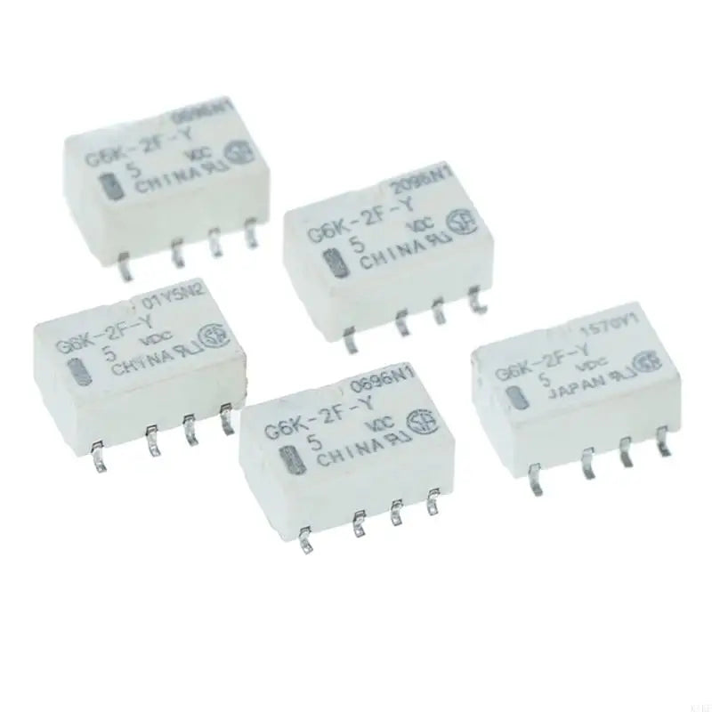 Component 5V G6K-2F-Y, Small Pin-Mount Control Part 5 Pack for Board Repair, Automation Equipment and Appliance K1KF Quake